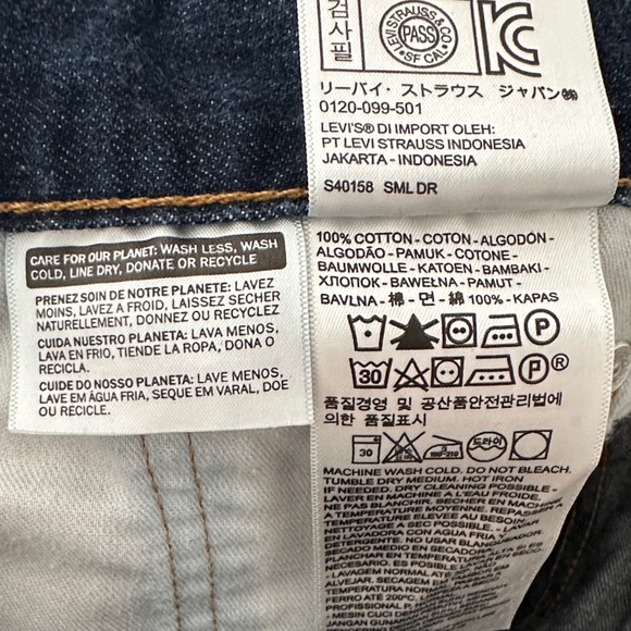 Men's Dark Blue Jeans - Picture 6 of 6
